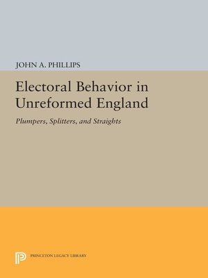 cover image of Electoral Behavior in Unreformed England
